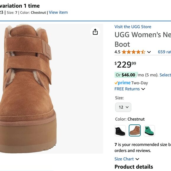 UGG Women's Neumel Platform Boot - Picture 7 of 7